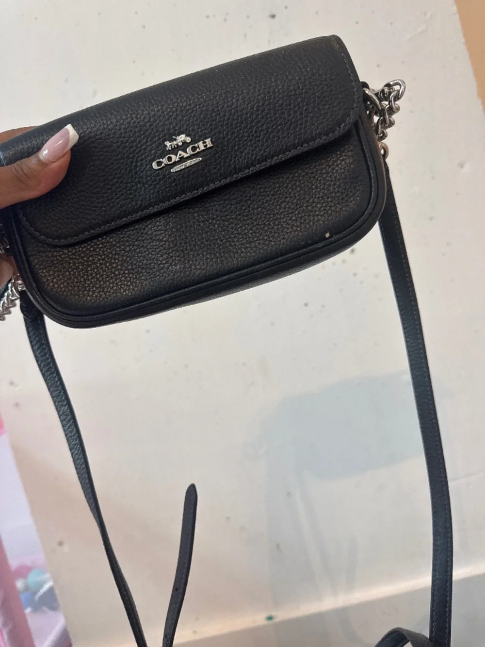 Black coach purse